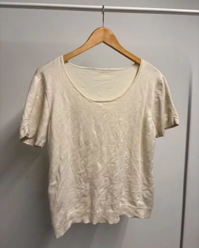 Ralph Lauren (zonder label) beige t-shirt · maat M