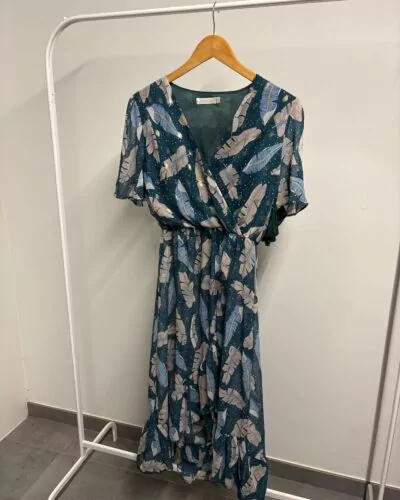 Flamant Rose blauw jurk · maat M