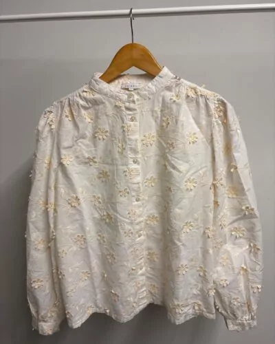 Bel&Bo wit beige t-shirt · maat 40
