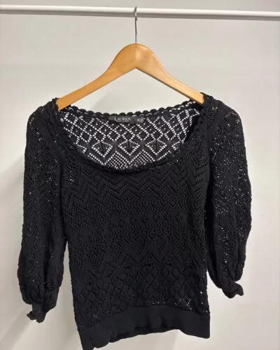 Ralph Lauren zwart sweater · maat XS