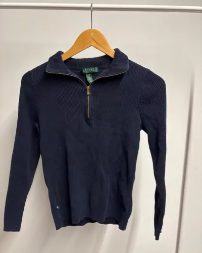 Ralph Lauren blauw sweater · maat XS