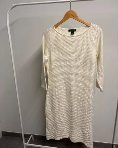 Ralph Lauren wit jurk · maat L