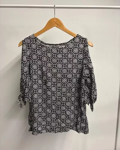 Liz Devy zwart wit t-shirt · maat S