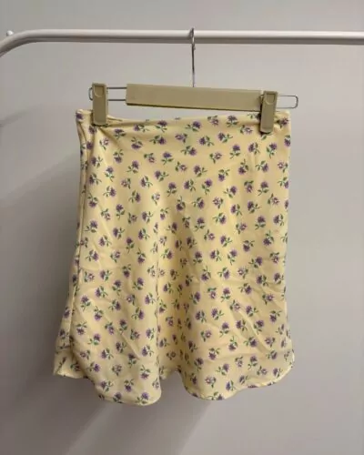 H&M geel rok · maat XXS