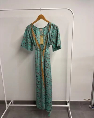 Boho blauw kleedje maat M