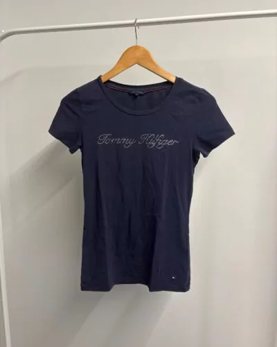Tommy Hilfiger blauw t-shirt · maat XS