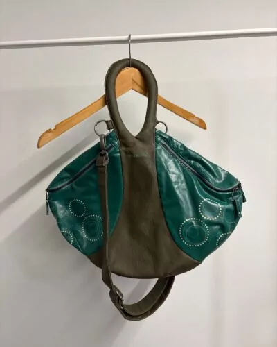Skunkfunk blauw handtas