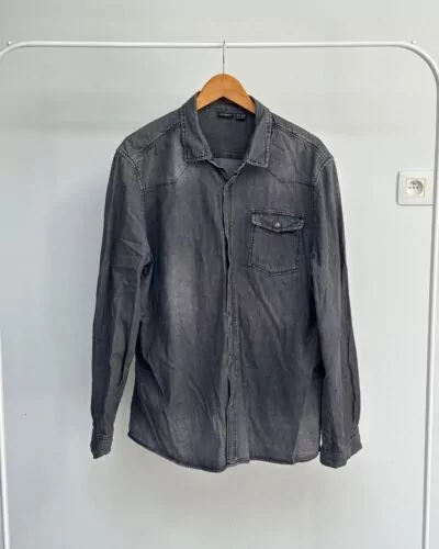 Livergy grijs hemd · maat XL
