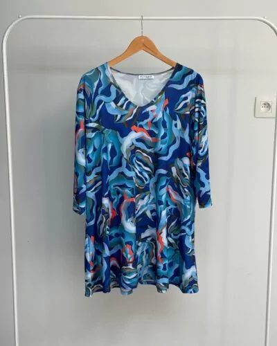 Magna blauw jurk · maat 48