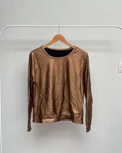 Unknown bruin t-shirt · maat XXL