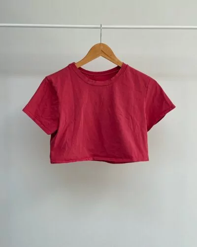Unknown rood croptop · maat M