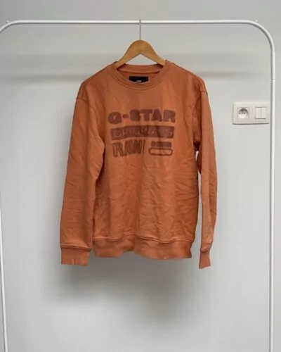 G-star raw oranje sweater · maat L
