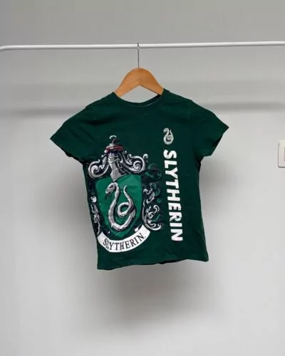 Harry Potter groen t-shirt · maat 7 jaar