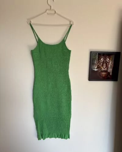 F&P groen jurk · maat S