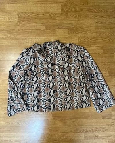 Shein bruin blouse · maat XL