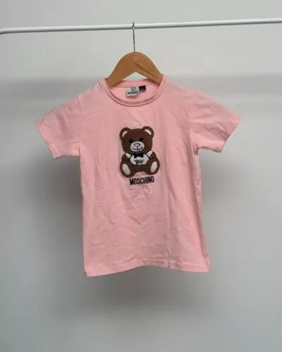 Moschino roze t-shirt · maat 110 cm
