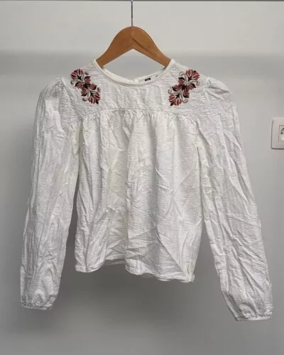 WE wit blouse · maat 146 cm
