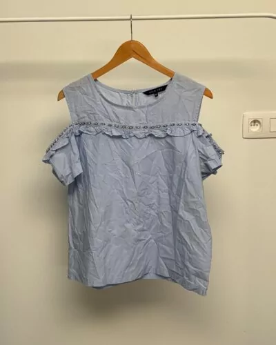 Vila Joy blauw t-shirt · maat XL
