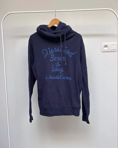 Diesel-co blauw hoodie · maat XL