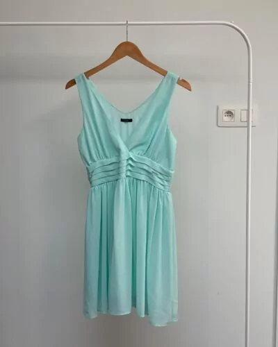 FRACOMINA blauw jurk · maat L