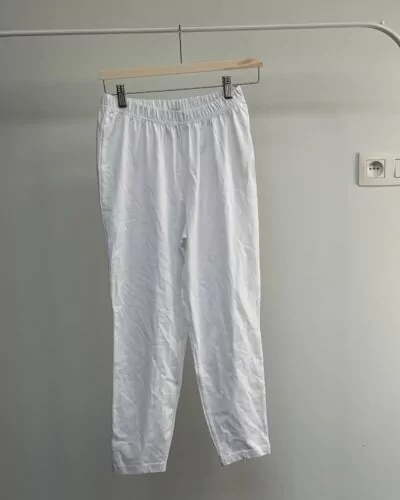Ulla Popken wit sportbroek · maat 42
