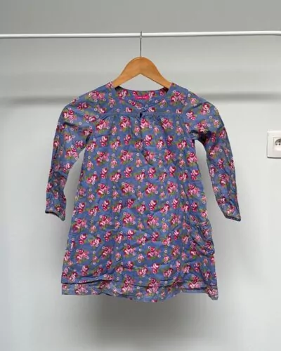 Hema blauw jurk · maat 110 cm