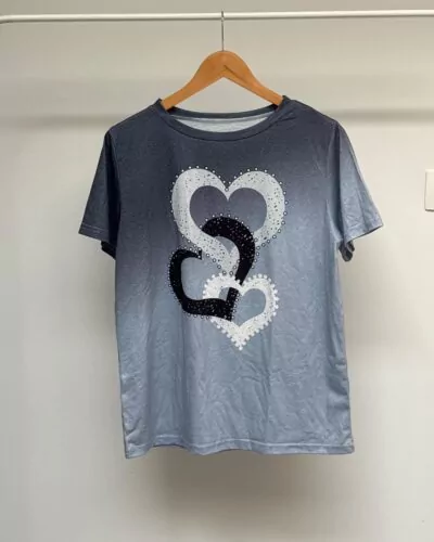 Blauw t-shirt · maat M