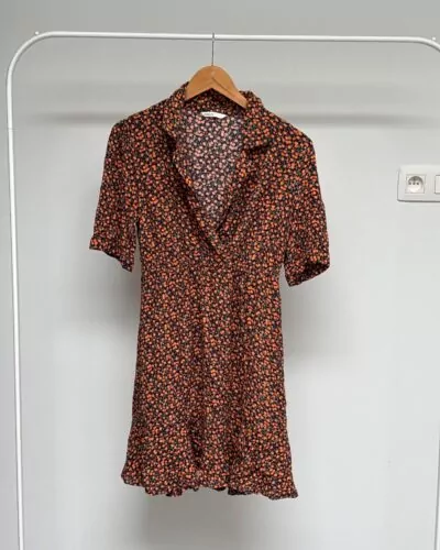 Only oranje jurk · maat M