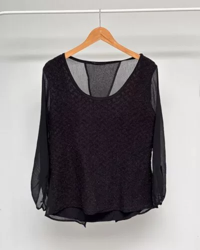 Cassis zwart blouse · maat XL